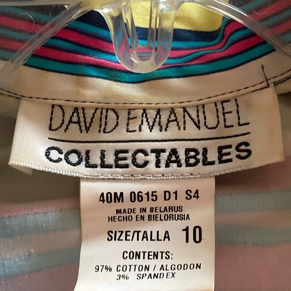 David Emanuel Striped Suit - Picture 5 of 6